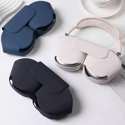 Luxury PU Headphones Cover For AirPods Max Case Anti-scratch Waterproof Protective Headset Cases For