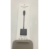 Audio Jack Type C JH-020 Aluminum Material Adapter Type C to Audio Jack
