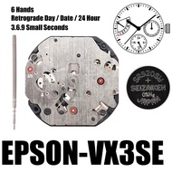1pcs VX3S Movement VX3SE Movement | VX3 Series 6 Hands 3.6.9 Small Seconds  Size:10 1/2'''  Date/24 