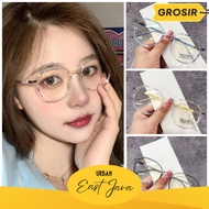 RETAIL PL-AR012 Women's Anti-Radiation Glasses / Stylish, Cute, Round Glasses Glasses