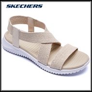 Skechers_สเก็ตเชอร์ส รองเท้าแตะผู้หญิง Women On-The-GO GOwalk Flex Sunshine Walking Sandals - 141450-GRY - Air-Cooled Goga Mat, Hanger Optional Machine Washable Ultra Go