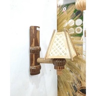 Lampu Bambu Tempel ~35cm | Home Decor