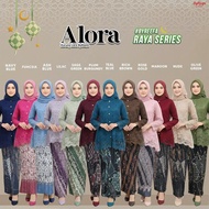 ByReefa | Kurung ALORA | Material Premium Lace with Full Lining | Kain Pleated