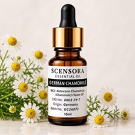 GERMAN CHAMOMILE ESSENTIAL OIL | PURE CHAMOMILE OIL | NATURAL ESSENTIAL OIL | BLUE CHAMOMILE & HERBA