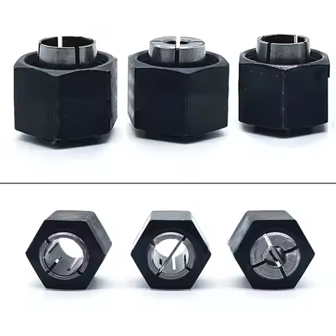 1PC Metal Chuck Collet And Nut Replacement For DW621 DW616 DW616M/D/PK DW616P/S/SK DW618 DW618D/M DW