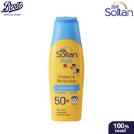 Boots Soltan Kids Protect & Moisturise UVB Very High SPF 50+ Suncare Lotion 200 Ml บู๊ทส์ โซลแทน กัน