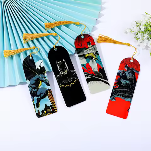 Acrylic Bookmark for The Dark Knight Rises - Batman Superhero Comic Design, Collector Gift for Movie