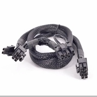 PCIE GPU 8 pin (6+2) 2x Corsair RM1000x HX1000 Snake Power Cable Riser