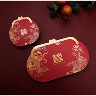 Wedding Red Packet / Ang Pow / Ang Bao / Envelope / 3D pouch / Dragon Phoenix (Thick and High Quality)
