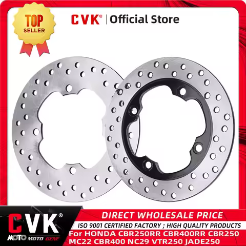 Rear Brake Disc Plate Brake Disk For HONDA CBR250RR CBR400RR CBR250 MC22 CBR400 NC29 VTR250 JADE250 