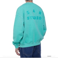 Authentic IAB STUDIO Round Neck Sweater Screen-Printed Good Condition No Flaws