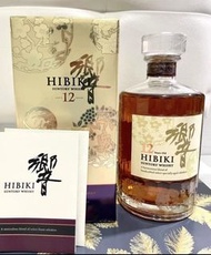 大量高價收購日本威士忌響HIBIKI 響12，響17，響21，響30，響12花鳥風月特別版，響17花鳥風月特別版