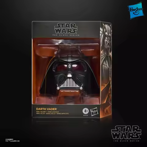 Original Hasbro STAR WARS Black Series Mini Helmet Clone Captain Rex & Darth Vader Collectible Displ