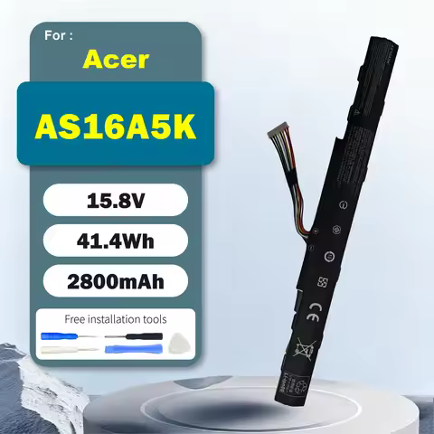 AS16A5K 14.8V 41.4Wh Battery for Acer Aspire E5-523 E5-553 E5-576 E5-774G N16Q2 E5-576G AS16A7K AS16