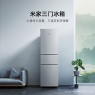 [Fast Delivery]Xiaomi Mijia205LPLUSThree-Door Three-Temperature Small Refrigerator Frozen Refrigerated Energy-Saving Rental Dormitory Home