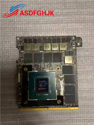 Used FOR GTX1070M GTX 1070M 8GB GDDR5 N17E-G2-A1 Video VGA grafik kartı MS-1W0V1 MSI GT80 GT72 GT70 