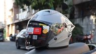 Half face Helmet | GVR V1 Grey | Dual Visor with FREE Extra Lens | FREE Keychain | Gille