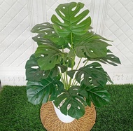 daun monstera jumbo Artificial pot tawon//daun monstera besar //monstera imitas