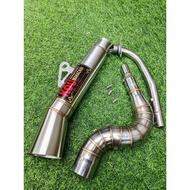 Kou MAHACHAI Pipe canister conical open specs exhaust Pipe for Wave 125 Xrm 110/125 Wave 100/110/115