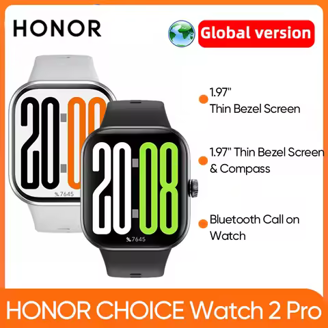 Global Version Honor Choice Watch 2 Pro Smartwatch 1.97" Bezel AMOLED Screen Barometer GPS GNSS Comp