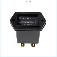 YAAN Digital Meter Hour Meter Display Counter 12-36V For Car Truck Generator Hours