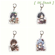 [ IN STOCK ] Original God Key Chain, Cute Cartoon Anime Game Keyring, Cosplay Keyring Fashion Tartaglia Clock Departure Cartoon Acrylic Pendant Keychain Children