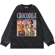 Oversize T-Shirt | Oversize LONGSLEEVE | Oversize T-SHIRT | Washing | Crocodile DUNDE HOMAGE TEE ANIMALS