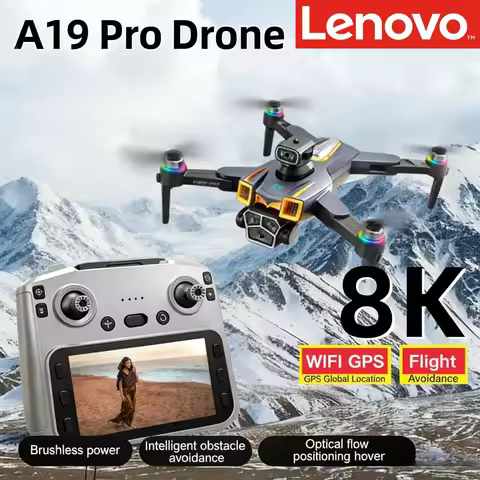 Lenovo A19 PRO Drone 8K Aerial Photography professional HD camera 5G WIFI FPV RC Brushless Motor Fol