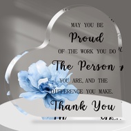 Coworker Gift Acrylic Thank You Gift Employee Appreciation Gift for May You Be Proud of the Work You