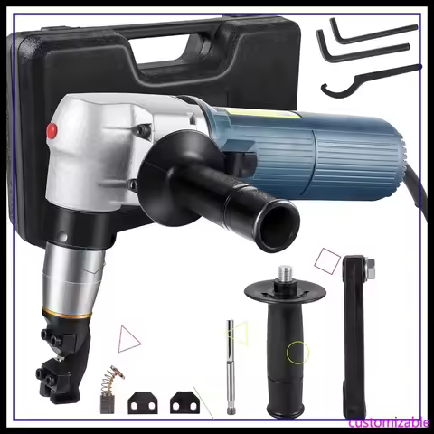 VEVOR Electric Metal Nibbler 625W High-Speed Cutter for Stainless Steel, Aluminum, Plastic - 110V wi