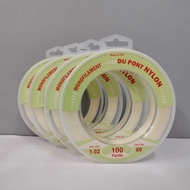 DUPONT 100 Yds Tali Perambut Nylon DUPONT 100yds Fishing Leader Line – For Big Catch