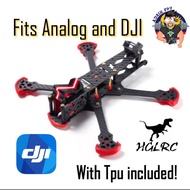 Original HGLRC Sector 5 V3 HD with TPU 3K Carbon Fiber Frame Sector5 RC Drone FPV fit vista, dji air