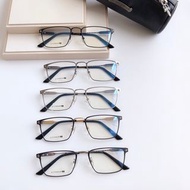 克羅心眼鏡 Chrome Hearts眼鏡 新品超輕鈦架光學眼鏡 型號1912 商務百搭男生眼鏡 女生素顏眼鏡架 方框眼鏡 可自配近視度數