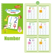 Buku Edukasi Anak Belajar Menulis Huruf Dan Angka Buku Latihan Matematika Penjumlahan Dan Penguranga