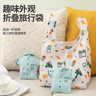 Thai Creative 711 Uniform Folding Shopping Bag Portable Tooling Storage Tote Bag Clothes Styling Bag