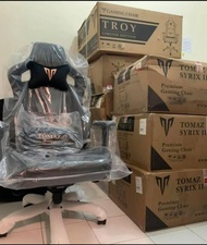 Tomaz Blaze X Pro Gaming Chair Authentic / Kerusi Gaming Blaze X Pro Original Tomaz (Red Burgundy, Yellow &amp; Brown )