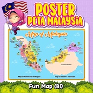 PETA MALAYSIA. MALAYSIA MAPS. BANNER KECERIAAN KELAS