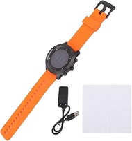 Locadence Diving Computer Watch, Multiple Functions Multiple Languages Multiple GPS Exercise Modes Waterproof Watch for Diving Mountaineering Running Etc. (Orange)