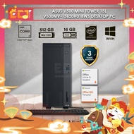 Asus V500 Mini Tower 15L V500MV-13620H018WS Desktop PC (i7-13620H 4.90GHz,512GB SSD,16GB D5,Intel,W1