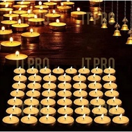 PRO🏠(1PCS) Tealight candle / small lilin 1-2hour unsencented plam