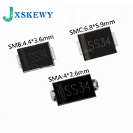 20PCS SS34 SMA SMB SMC 1N5822 IN5822 3A 40V DO-214AB DO-214AA DO-214AC SMD Schottky diode