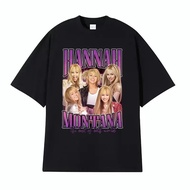 Miley Cyrus Hannah Montana Retro Hip-Hop Pattern Women's T-Shirt | Harajuku Streetwear