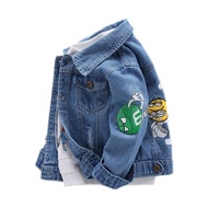 ZZOOI 2023 Spring Childrens Jacket Denim Boys Broken Hole Jean Jackets Kids Clothing Baby Coat Boys 