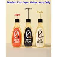 Benefeat Zero Sugar Allulose Syrup 540g – Original / Vanilla / Maple | Low Calorie Sweetener | No Su