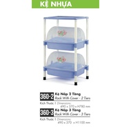 2-tier lid shelf, 3-tier lid shelf