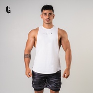 Lockerwear Singlet Gym Fitness Pria Tank Top Deep Cut Baju Sleeveless Kaos Lekbong Olahraga