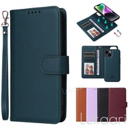 Magnetic 2 in 1 Flip Case for Samsung Galaxy S25 Edge S24 S23 FE S22 Plus Ultra M04 M23 M13 M14 F04 