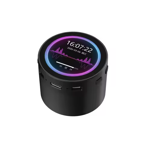 ESP32-S3 Round LCD Development Board 1.85 Inch 360x360 Resolution Smart Speaker Box Wi-Fi Bluetooth 