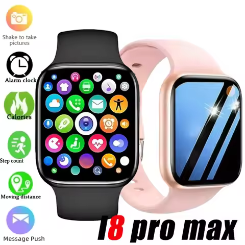 New I8 Pro Max Fashion Smartwatch 8 Men And Women Bluetooth Call Screen Calculator Reminder Sport He