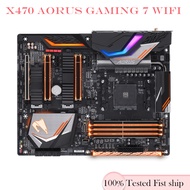 For Gagibyte X470 AORUS GAMING 7 WIFI Motherboard PCI-E 3.0 ATX Desktop Socket AM4 64GB DDR4 Tested